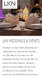 Mobile Screenshot of lknweddings.com